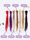Virgin Hair Extensions Dreadlocks Crochet Braiding Hair Dreads Locs Extensions for Rock Roll Hip Hop People