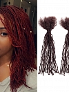 #99J Real Human Brazilian Hair Dreadlock Extension Beautiful Micro Locs Dreadlocks Extensions