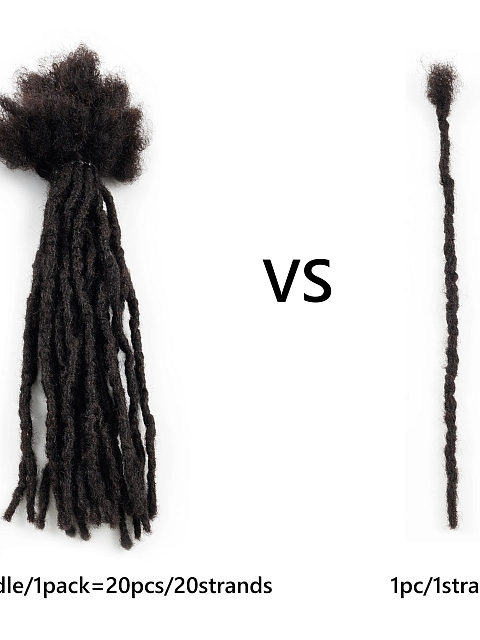 Interlocked Natural and Flexible Dreadlocks Extension in Different Colors