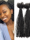 Wholesale Factory Direct  Micro Locs Real Human Hair Dreadlocks Extension Loc Extensions Dreadlock Naturel