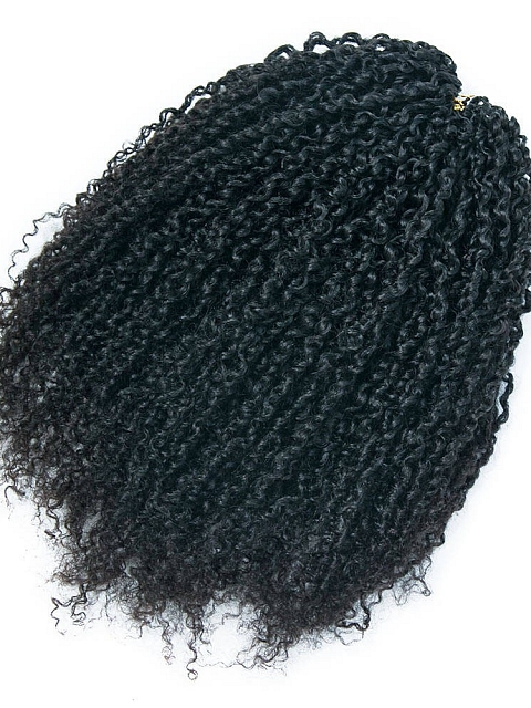 Hand-made Yanky Twists Crochet Human Hair Extension