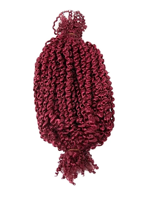 Burgundy Spring Twist- Bulk Human Hair - Loose/Twists