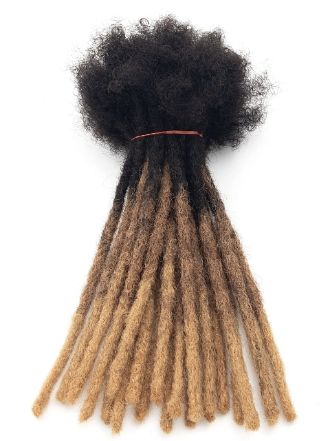 Cheveux Human Regular and Pop Afro Kinky Human Remy Hair Locs Permanent Dreadlocks Extensions