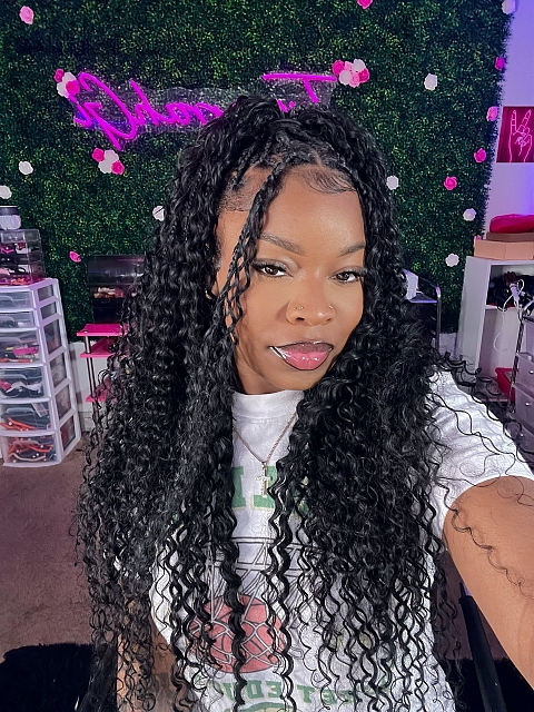 Semi Curly - Bulk Human Hair - Loose/Braids