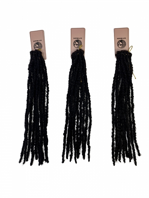 Premium Human Hair Soft Locs – 0.5cm Slim Profile | Pre-Looped for Fast DIY Install | Lightweight & Natural Sheen Crochet Hair for Professionals