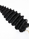 Hand-made Deep Wave Crochet Human Hair Extension