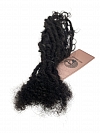 Goddess Human Hair Loc Extensions Natural Black