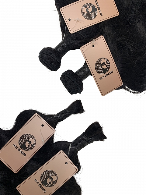 Spanish Wavy -Reusable The Hybrid Glam Kit-Braiding w/ Weft Hair Combo