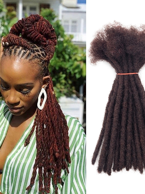 Factory Price Soft Dreadlocks Natural Locs Crochet Human Hair Extensions Dreadlocks Human Hair