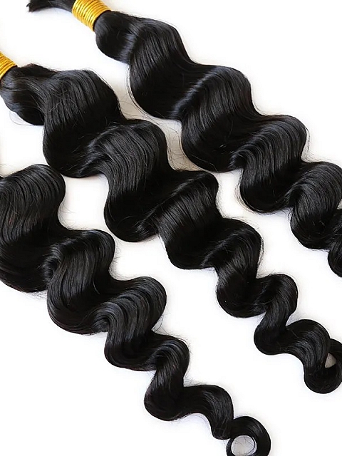 Loose Wave - Bulk Human Hair - Loose/Braids