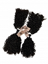 3b3c Exotic Kinky Curly -Reusable The Hybrid Glam Kit-Braiding w/ Weft Hair Combo