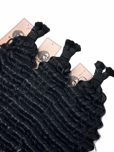Bohemian Curl - Bulk Human Hair - Loose/Braids