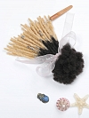 Ombre T1B/27 Honey Blonde Tips Textured Human Hair Loc Extensions