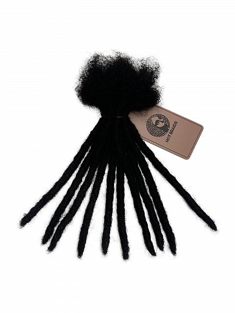 Natural Black Standard Classic Human Hair Loc Extensions