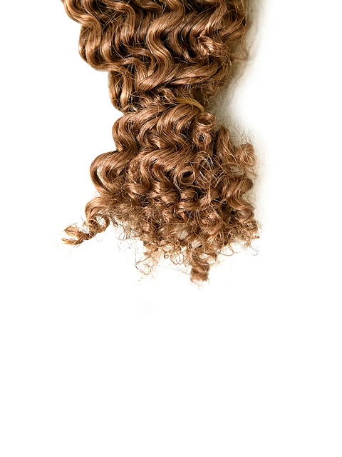 Auburn Brown Spring Twist- Bulk Human Hair - Loose/Twists