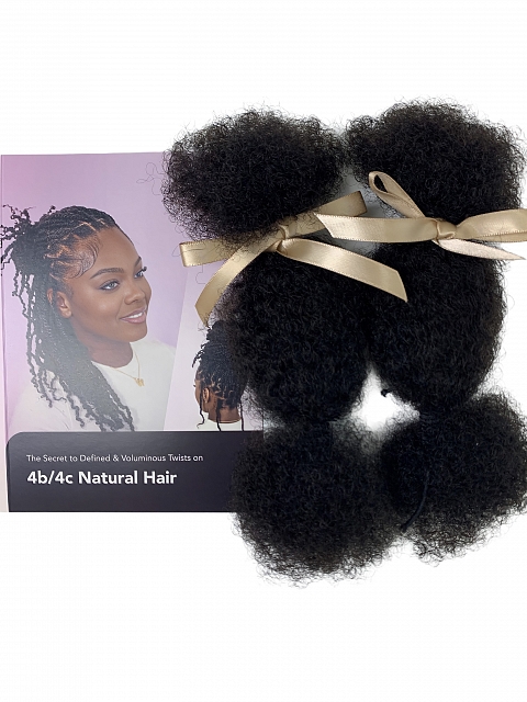 Hair Texture Sample-4b4c Tight Afro Kinky Coily