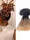 Cheveux Human Regular and Pop Afro Kinky Human Remy Hair Locs Permanent Dreadlocks Extensions