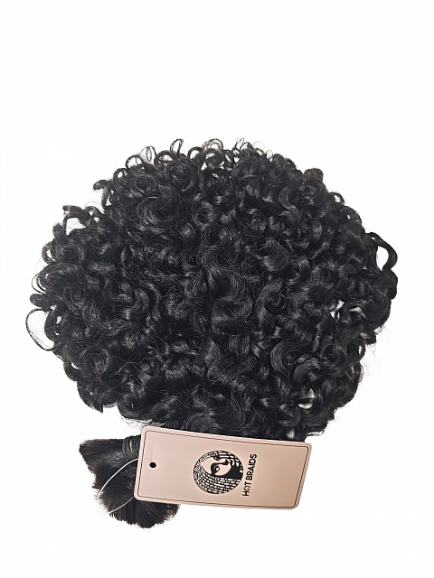 3A/3B Hair-Exotic Natural Curly - Bulk Human Hair - Loose/Braids