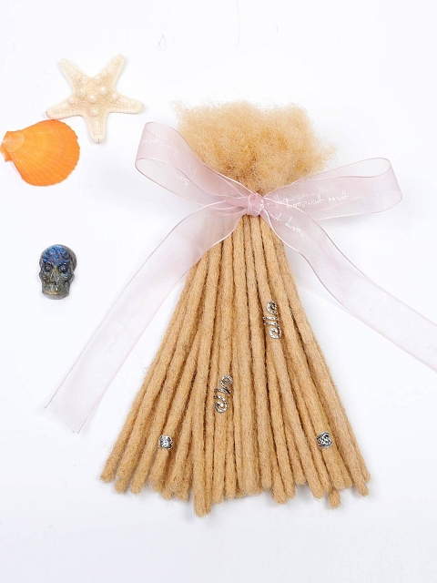 Honey Blonde Standard Human Hair Loc Extensions