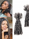 Handmade Interlocs Virgin Human Hair Dreadlocks Wholesale Price Manufacturer Customizable Human Hair Extension