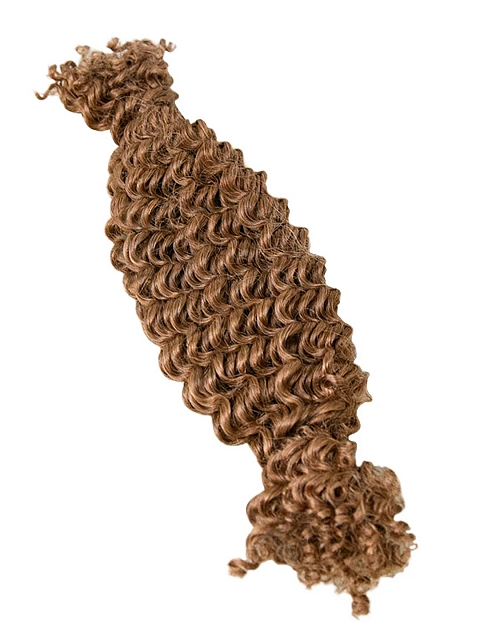 Auburn Brown Spring Twist- Bulk Human Hair - Loose/Twists