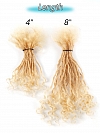 100% Full Handmade 613 Blonde Sister Locs Extensions Human Hair Dreadlock Extensions with Curly Ends