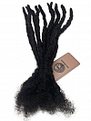Textured Interlocked Human Hair Loc Extensions