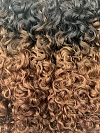 Ombre Color - Reusable Upgrade Crochet Human Hair - HBCH012