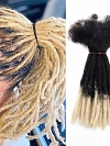 1B/613 Dreads Hot Sale Dreadlocks Ombre Dreadlock Extensions Afro Kinky Locs Human Hair Natural for Men