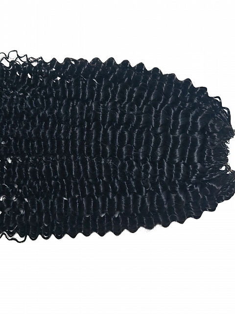 Water Wave - Reusable Upgrade Crochet Human Hair