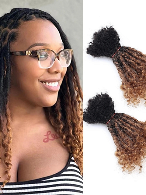  ANNA 1B/30 Remy Hair Locs Extensions Dreadlocks Styles Brazilian Lisa Locs for Beginners