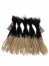 Ombre T1B/27 Standard Human Hair Loc Extensions With Curly Ends