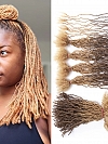 Wholesale 100% Brazilian  #27/30 Remy Human Hair Micro Dreadlock Extensions Interlock Inter Locs Extension for Woman