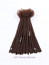 Interlocs With Curly End Dreadlocks Extensions 100% Human Hair Handmade Locs Extensions