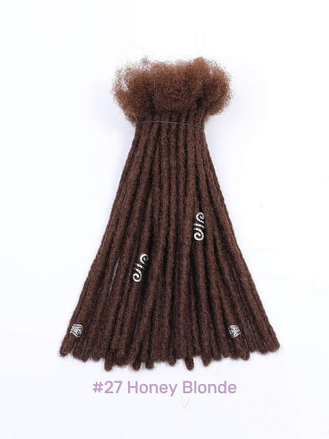 Interlocs With Curly End Dreadlocks Extensions 100% Human Hair Handmade Locs Extensions