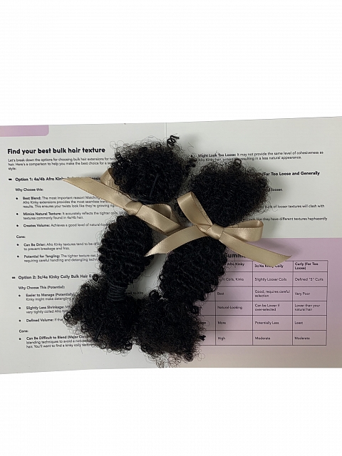 Hair Texture Sample-4a4b Afro Kinky Coily