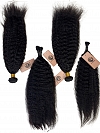 Kinky Straight -Reusable The Hybrid Glam Kit-Braiding w/ Weft Hair Combo