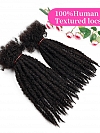 Fashion Extensions 100% Human Hair Dreadlocks Curly End Not Easy Break Texture Locs for Rock&Roll