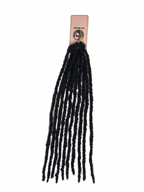 Premium Human Hair Soft Locs – 0.5cm Slim Profile | Pre-Looped for Fast DIY Install | Lightweight & Natural Sheen Crochet Hair for Professionals