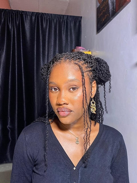 #1B-Off Black-Tight Afro Kinky - Bulk Human Hair - Dreadlocs/Twists
