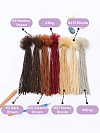 0.2cm Thickness Micro Locs Extensions Human Hair - Colors Available