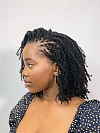 Natural Black-Tight Afro Kinky - Bulk Human Hair - Dreadlocs/Twists