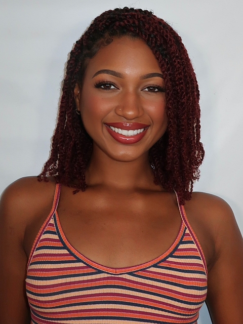 Burgandy-Tight Afro Kinky - Bulk Human Hair - Dreadlocs/Twists
