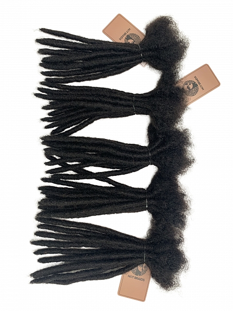 Natural Black Standard Classic Human Hair Loc Extensions