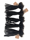 Natural Black Standard Classic Human Hair Loc Extensions