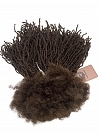 Handmade Dark Brown MicroLoc SisterLoc Human Hair Loc Extensions